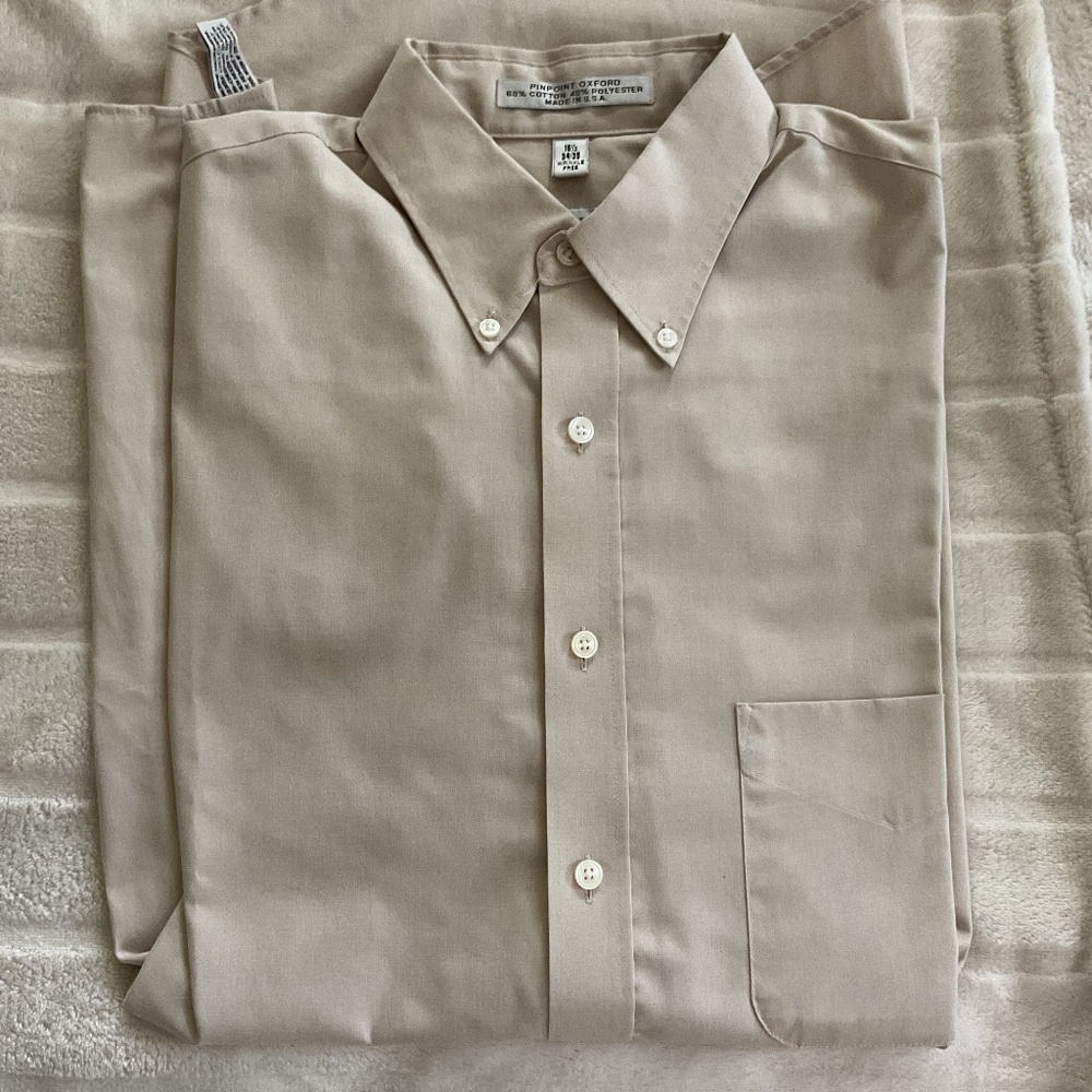 Geoffrey Beene Pinpoint Oxford Shirt – Made in USA